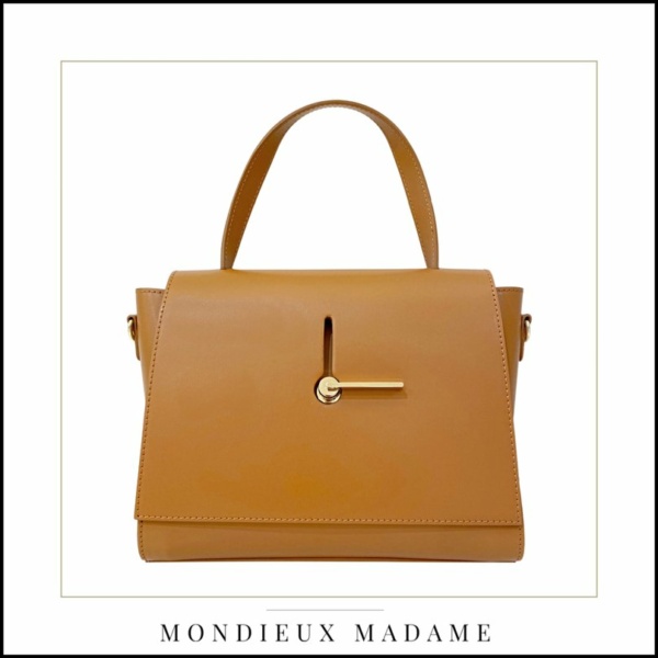 MonDieux Madame sac cuir camel
