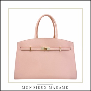 Sca à main MonDieux Madame en cuire Rose